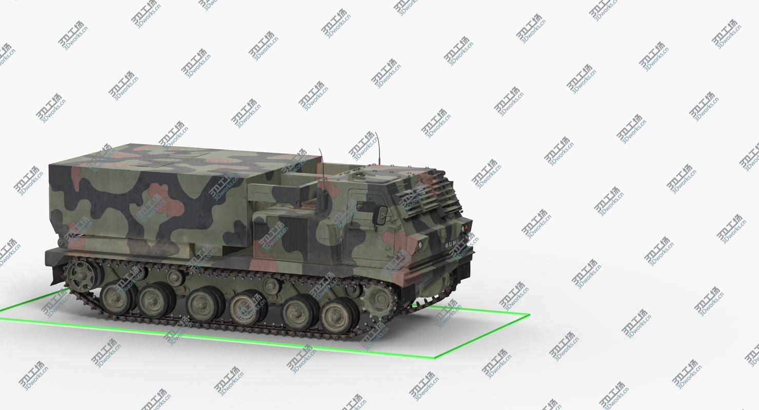 images/goods_img/2021040232/US Multiple Rocket Launcher M270 MLRS Camo Rigged 3D model/5.jpg